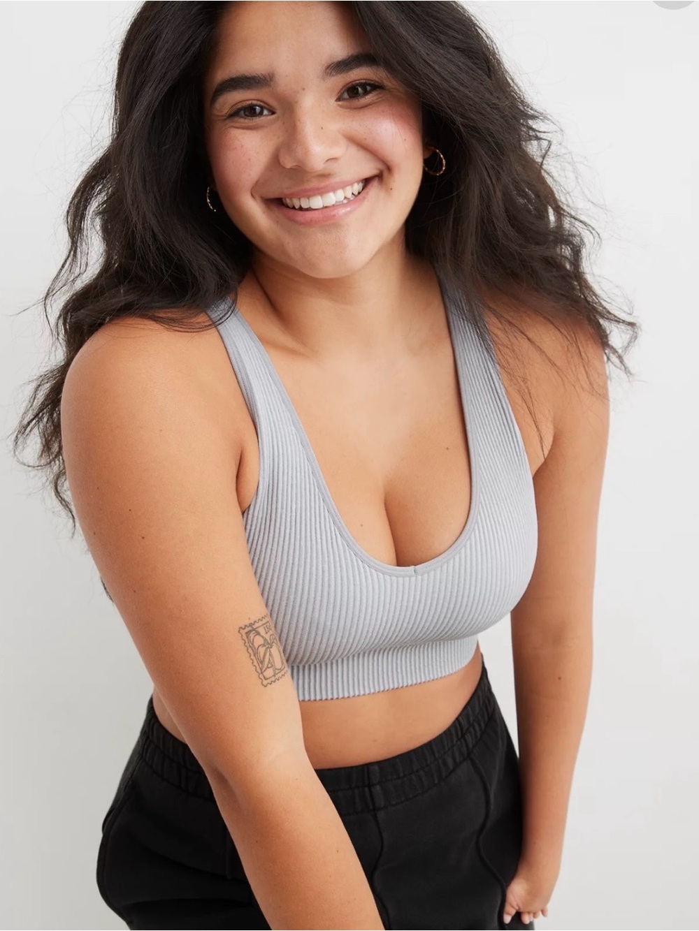 Aerie Superchill Seamless Padded Voop Bralette